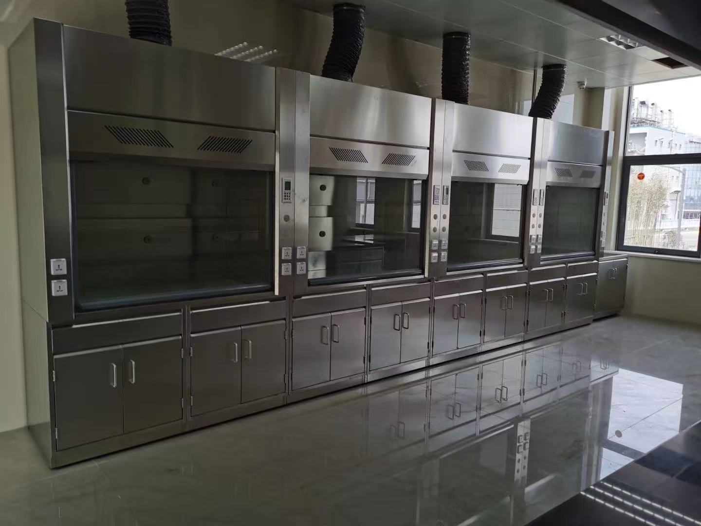 运城市通风柜不锈钢实验台 - 方案